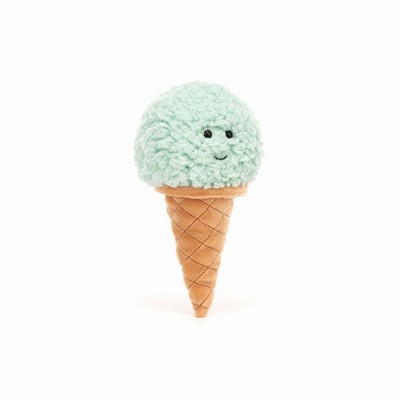 Jellycat Irresistible Ice Cream Mint UK | 81374CTJX
